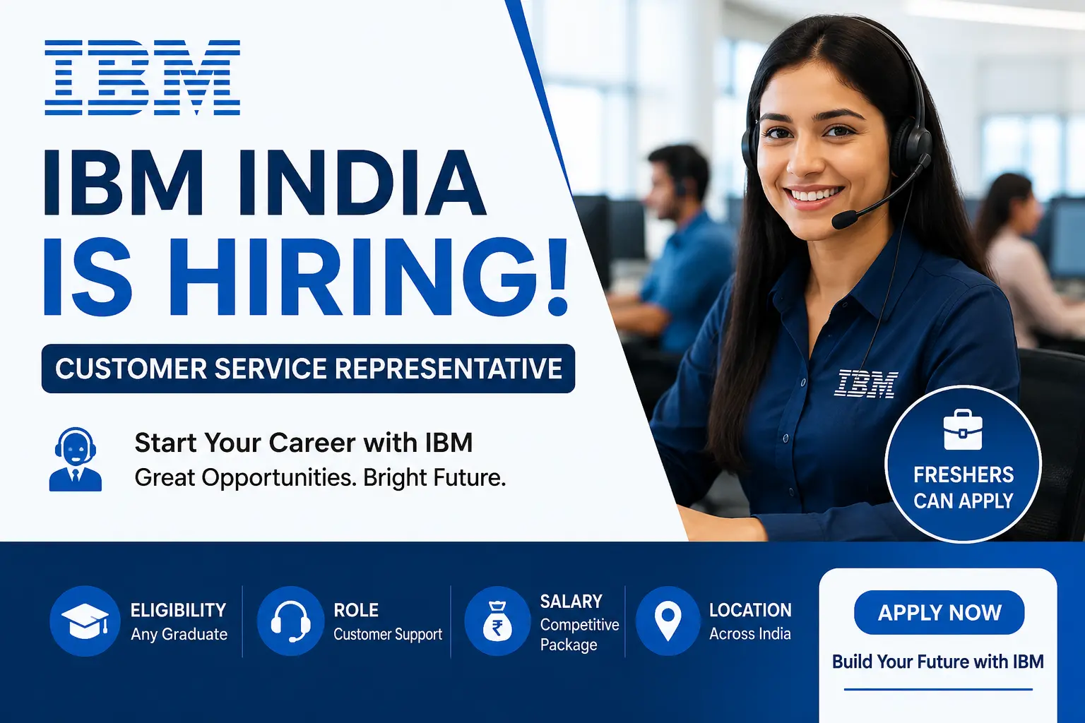IBM India Hiring Customer Service Representative