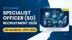 UCO Bank Specialist Officer SO Recruitment 2026