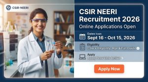 CSIR NEERI Recruitment 2026