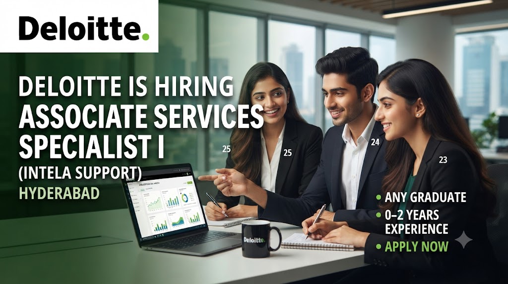 Deloitte Associate Specialist Jobs 2026: Hyderabad Career Guide