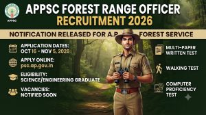 APPSC Forest Range Officer Recruitment 2026