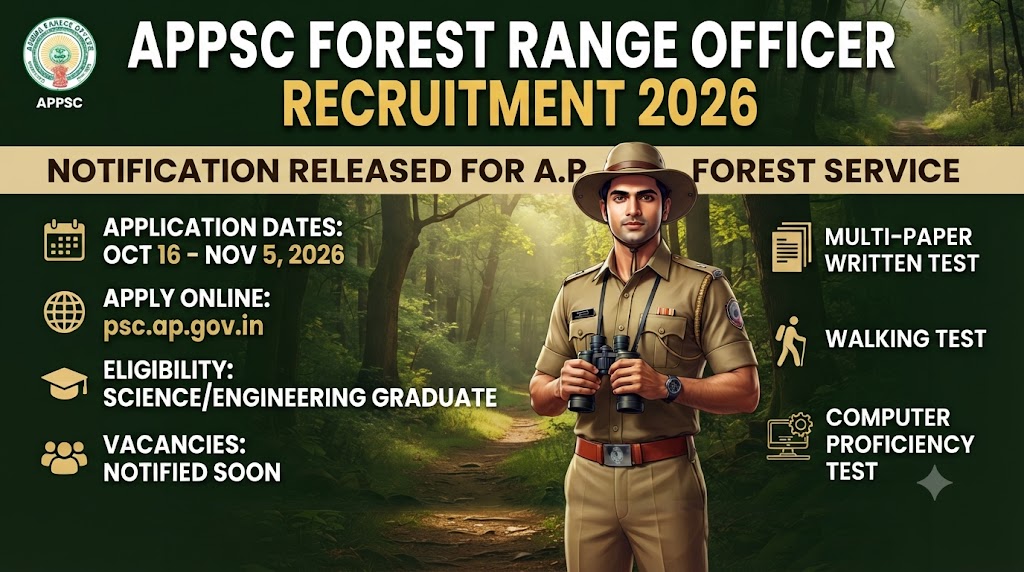 APPSC Forest Range Officer Recruitment 2026