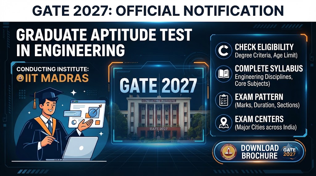 GATE 2027 Full Details: Exam Dates, Syllabus, and Eligibility