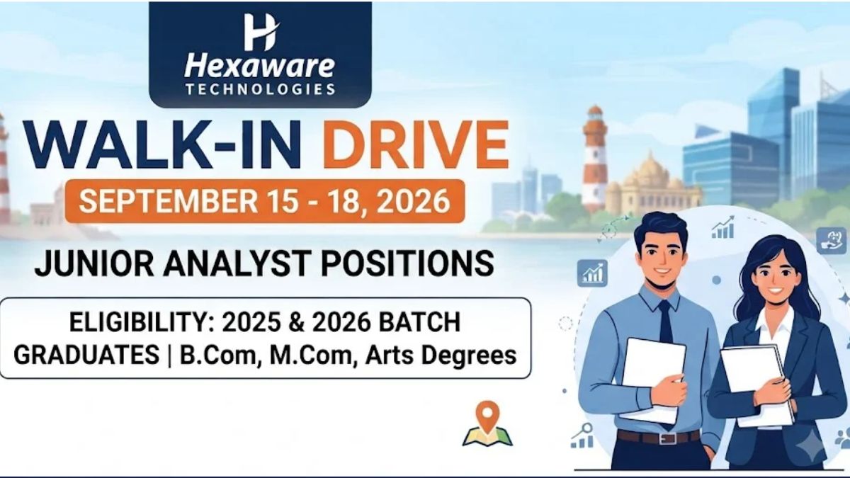 Hexaware Walk-in Drive 2026
