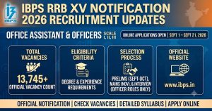 IBPS Regional Rural Banks Recruitment 2026: Apply for CRP RRBs XV Posts - Full Guide