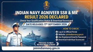 Indian Navy SSR MR Result 2026: Download Scorecard & Merit List