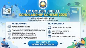 LIC Golden Jubilee Scholarship 2026