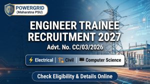 POWERGRID Engineer Trainee Recruitment 2027