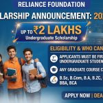 Reliance Foundation Undergraduate Scholarship 2026-27