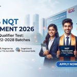 TCS NQT Recruitment 2026 : TCS NQT is a national assessment for graduates from the 2022-2028 batches to showcase their skills to top companies. Applicants must verify the application eligibility criteria including required educational qualifications before applying. Candidates can register on the TCS iON portal by 7th October 2026. The test evaluates cognitive and technical abilities, offering a valid scorecard for two years to aid career placement.