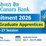 Canara Bank Apprentice Recruitment 2026