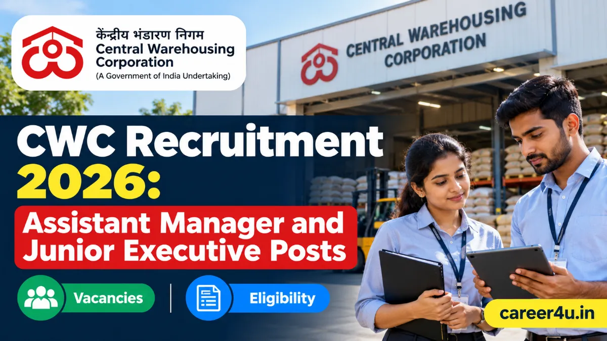 CWC Recruitment 2026: Apply Online for 327 Assistant Manager and Junior Executive Posts