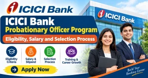 ICICI Bank Probationary Officer Program: Eligibility, Salary and Selection Process