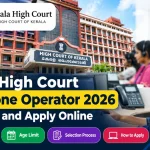 Kerala High Court Telephone Operator 2026: Eligibility and Apply Online