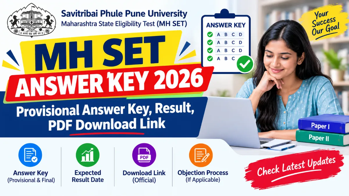 MH SET Answer Key 2026: Provisional Answer Key, Result, PDF Download Link