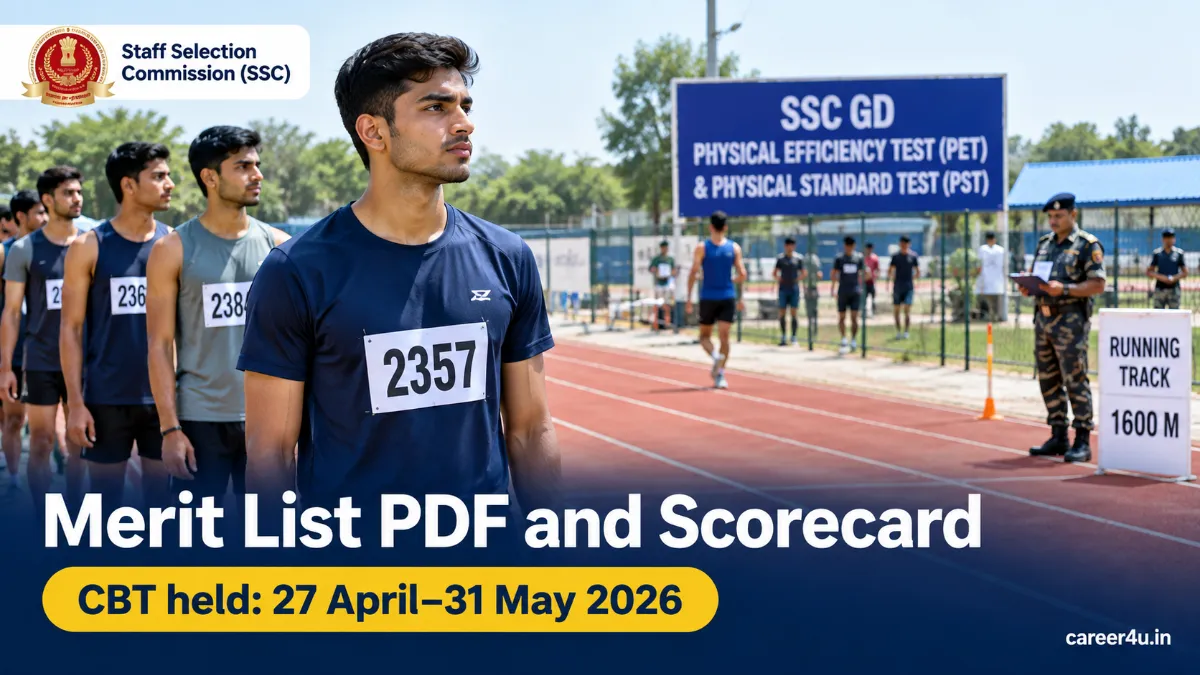 SSC GD Result 2026: Date, Merit List PDF and Scorecard Update