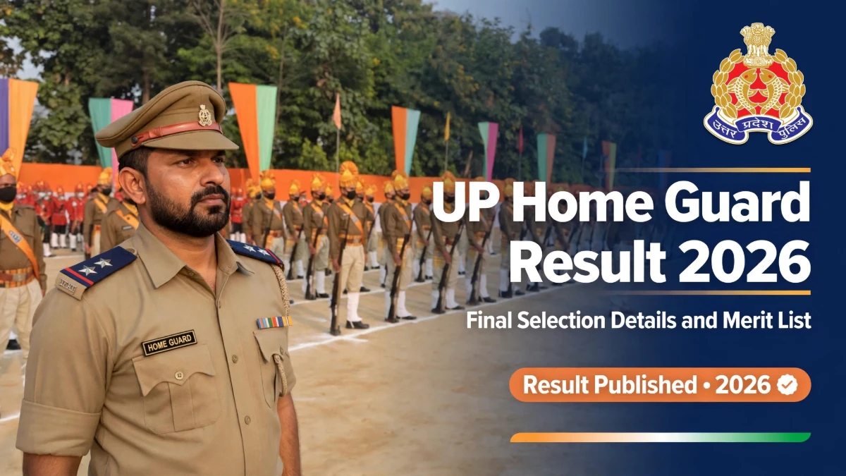 UP Home Guard Result 2026: Final Selection Details and Merit List